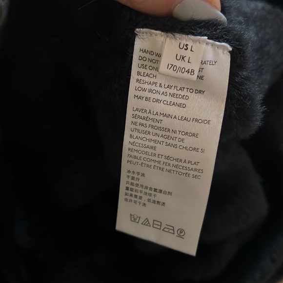 Free people square neck black sweater - Picture 11 of 12